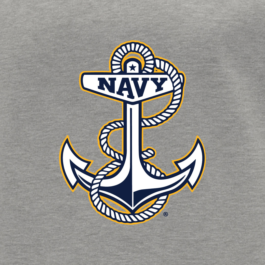 Navy Anchor Logo 1/4 Zip