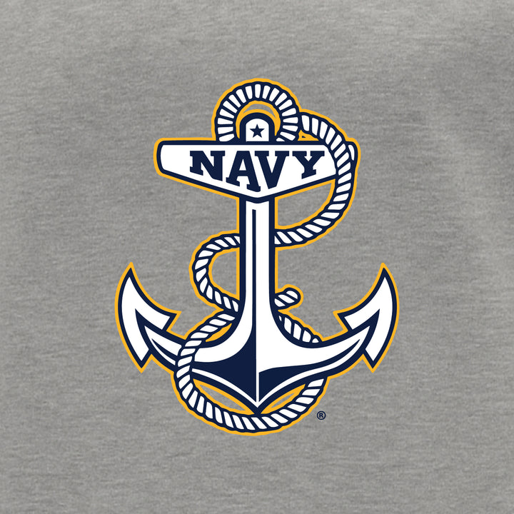 Navy Anchor Logo 1/4 Zip