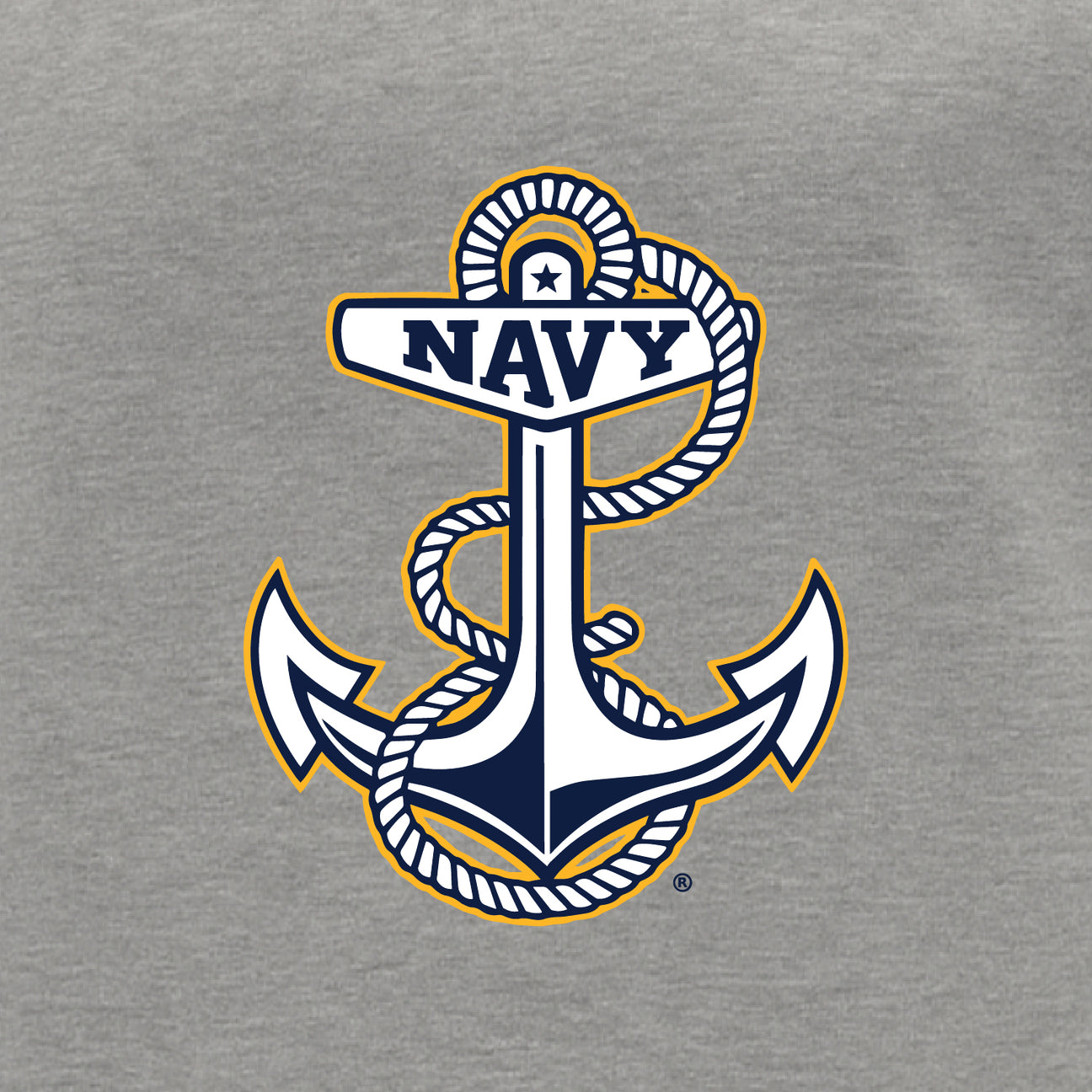 Navy Anchor Logo 1/4 Zip