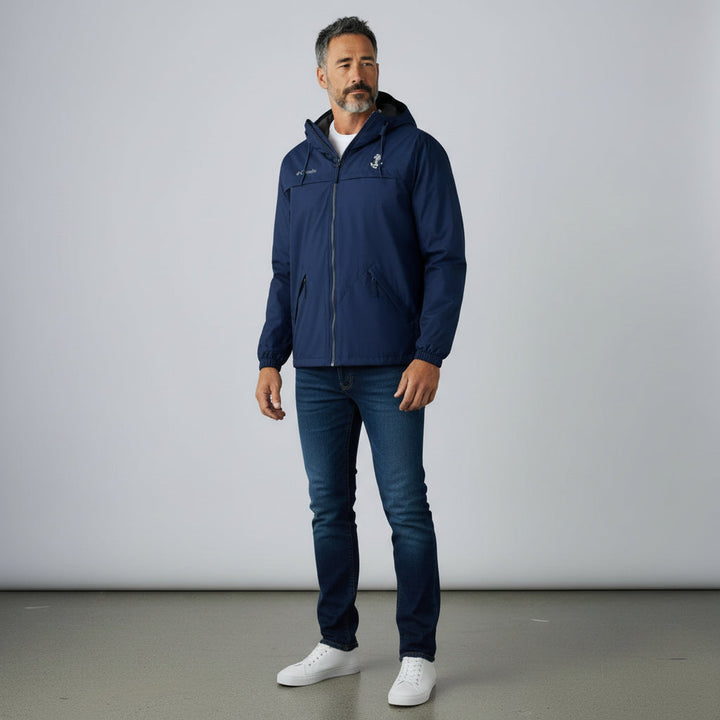 Navy Anchor Columbia Oroville Creek Lined Jacket (Navy)*