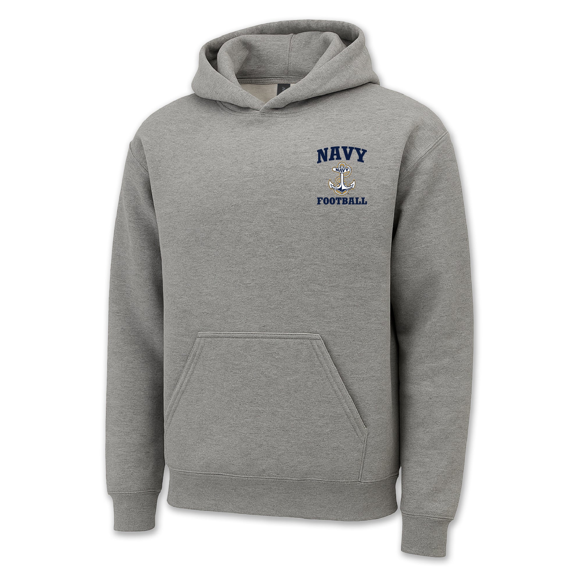 Navy Anchor Football Hood