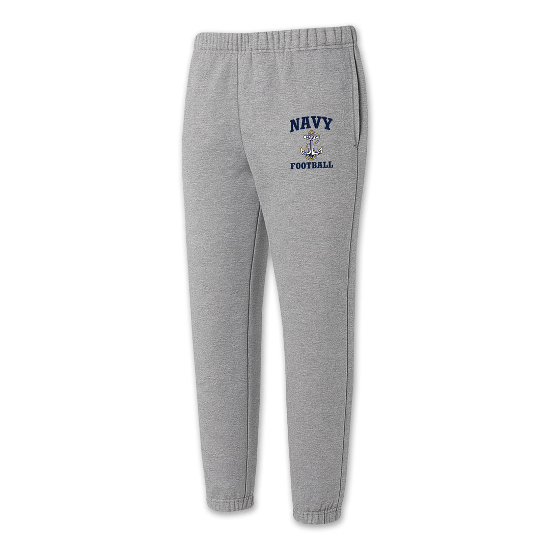 Navy Anchor Football Sweatpants