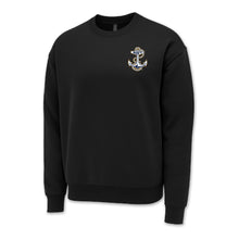 Load image into Gallery viewer, Navy Anchor Logo Crewneck