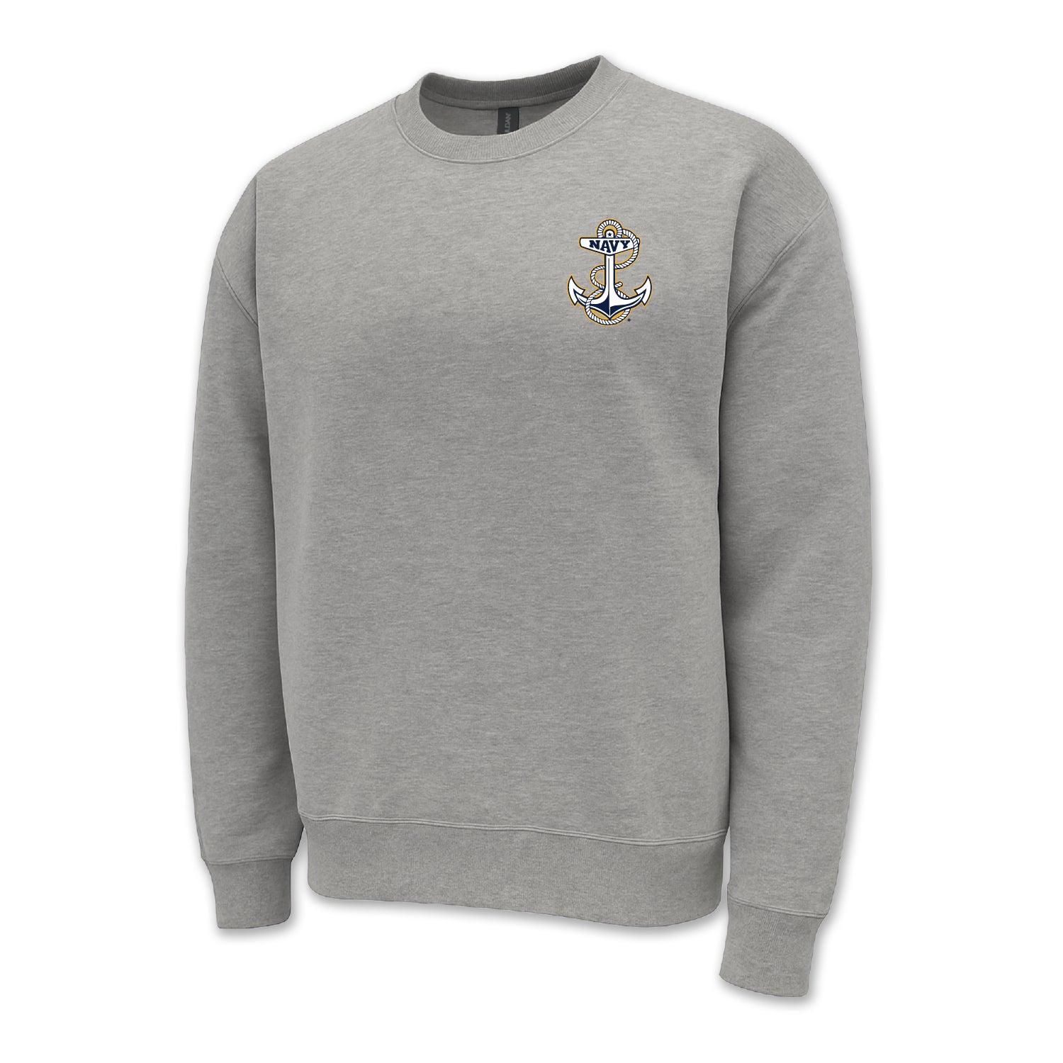Pick Your Design Navy Crewneck Sweatshirt (Grey)