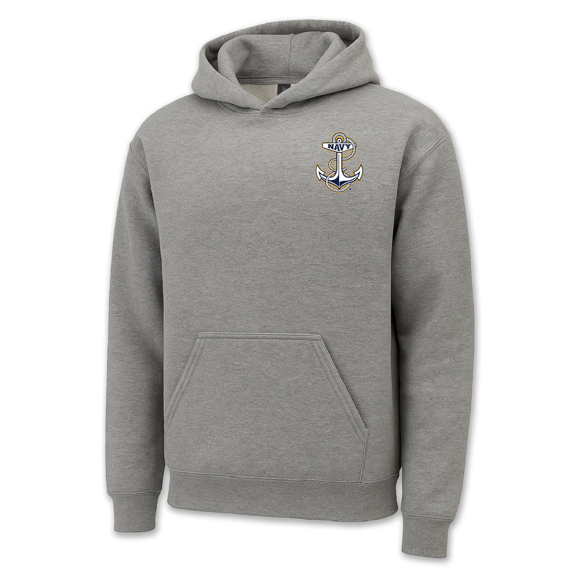 Pick Your Design Navy Hooded Sweatshirt (Grey)