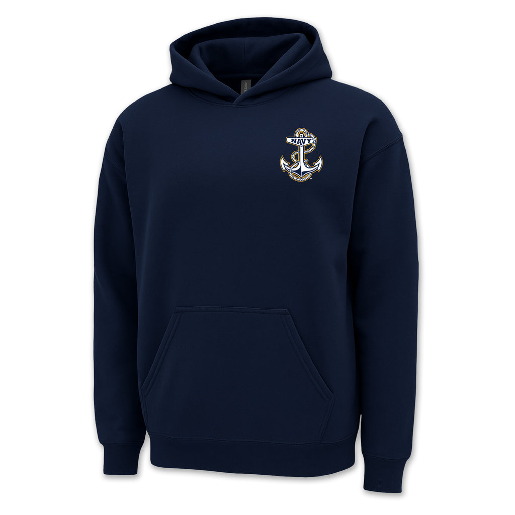 Pick Your Design Navy Hooded Sweatshirt (Navy)