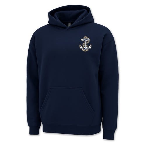 Pick Your Design Navy Hooded Sweatshirt (Navy)