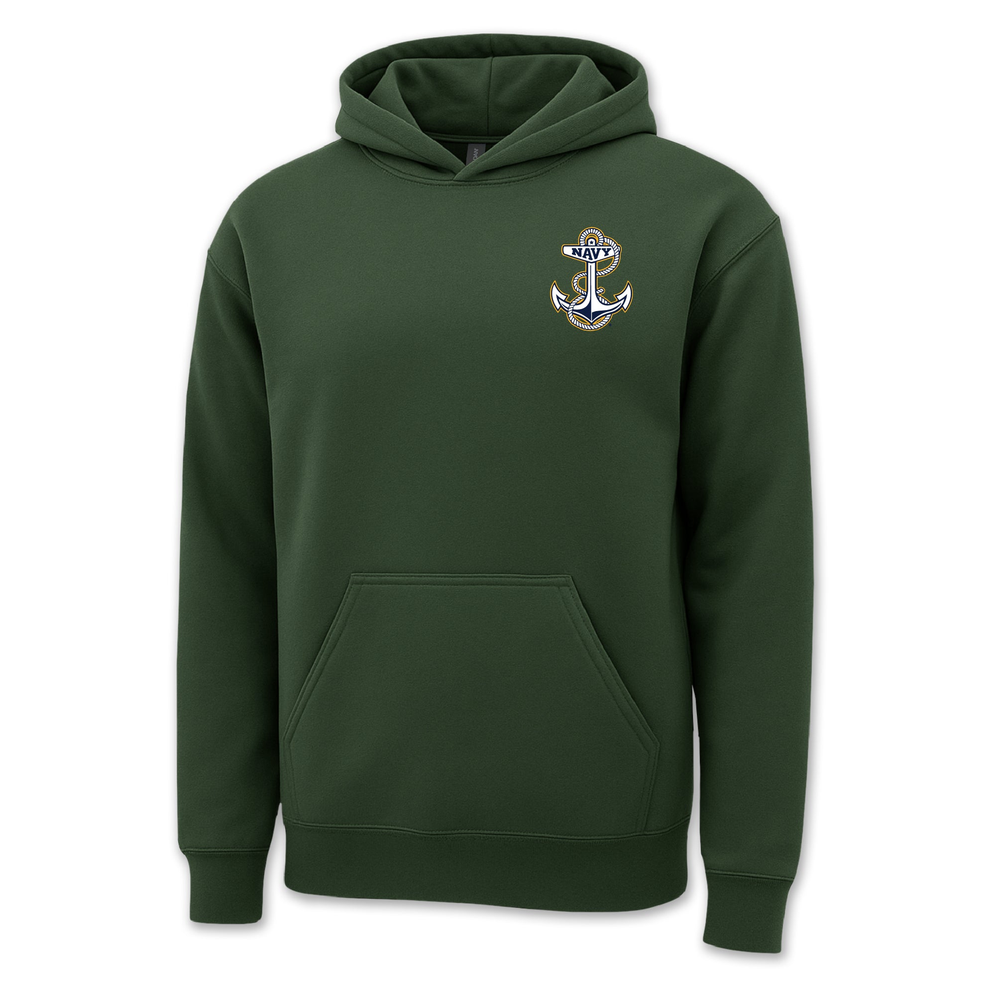 Pick Your Design Navy Hooded Sweatshirt (OD Green)