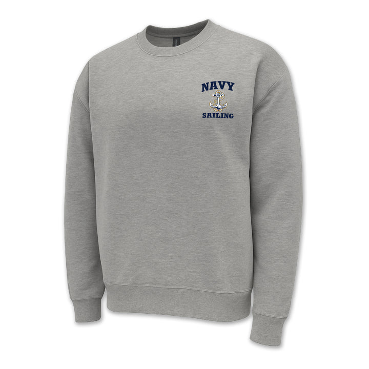 Navy Anchor Sailing Crewneck