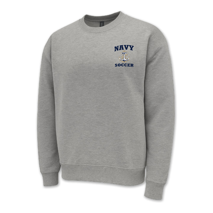 Navy Anchor Soccer Crewneck