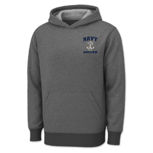 Navy Anchor Soccer Performance Hood (Grey)