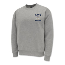 Load image into Gallery viewer, Navy Anchor Wrestling Crewneck