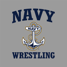 Load image into Gallery viewer, Navy Anchor Wrestling Ladies T-Shirt