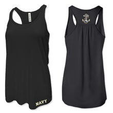 Load image into Gallery viewer, Navy Ladies Duo Racerback