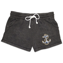 Load image into Gallery viewer, Navy Ladies Anchor Logo Rally Short