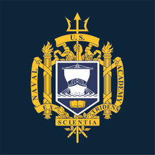 Load image into Gallery viewer, USNA Crest Ladies T-Shirt