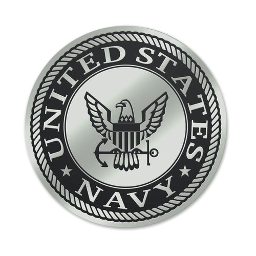 Navy Eagle Chrome Emblem