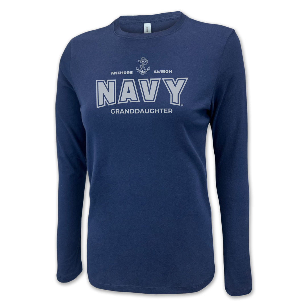 Navy Family Women's Long Sleeve T-Shirts