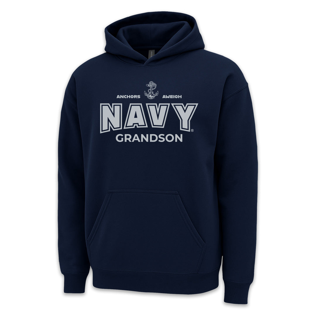 Navy Family Unisex Hooded Sweatshirts
