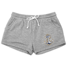 Load image into Gallery viewer, Navy Ladies Anchor Logo Rally Short