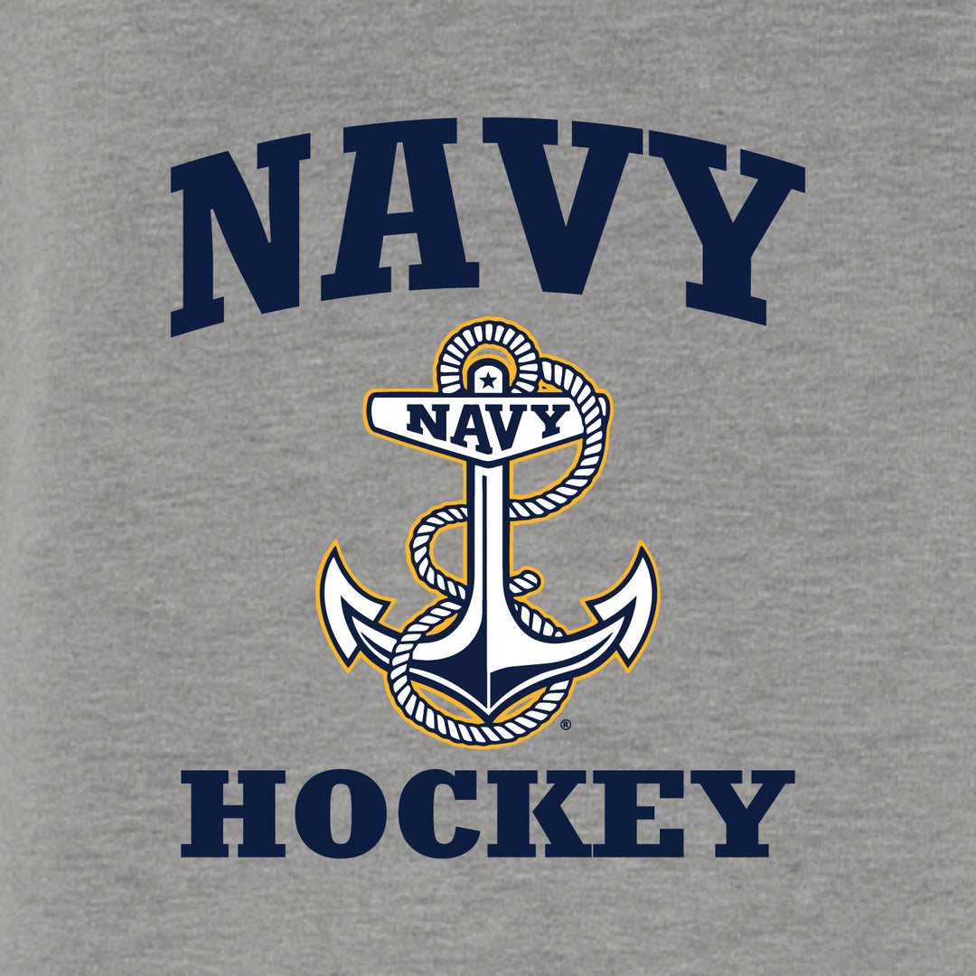 Navy Anchor Hockey Full Zip