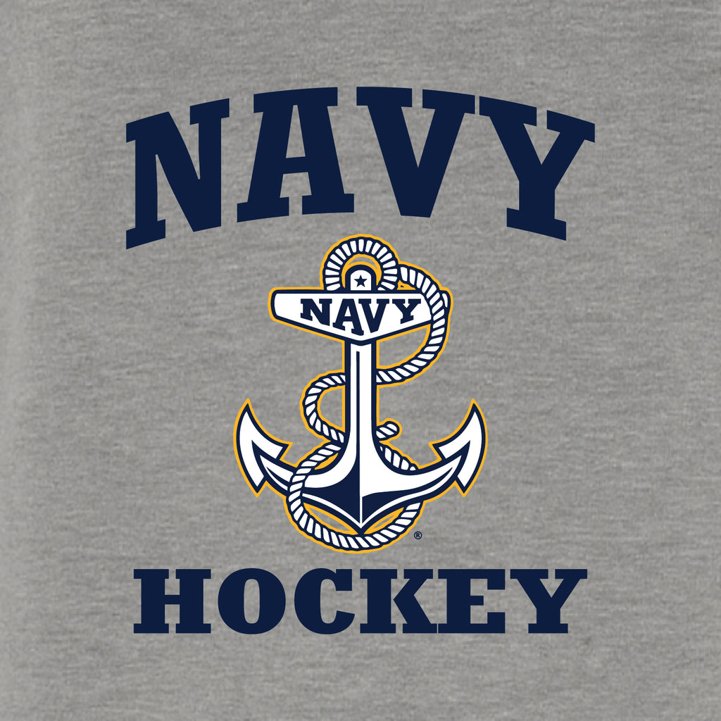 Navy Anchor Hockey Full Zip