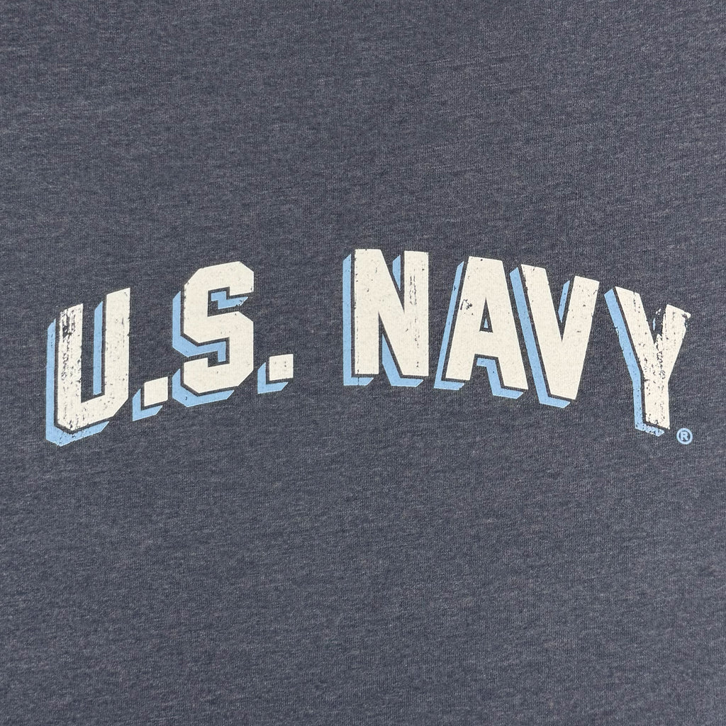 Navy Ladies Distressed Arch Hood (Washed Navy)