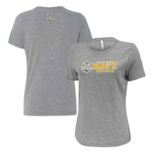 Load image into Gallery viewer, Navy Ladies Duo T-Shirt