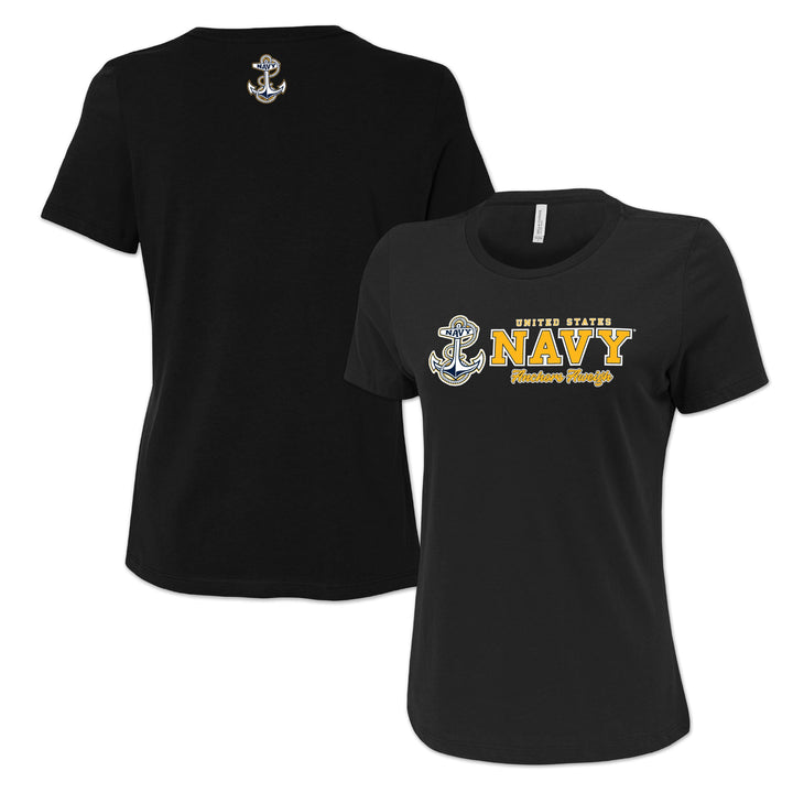 Navy Ladies Duo T-Shirt