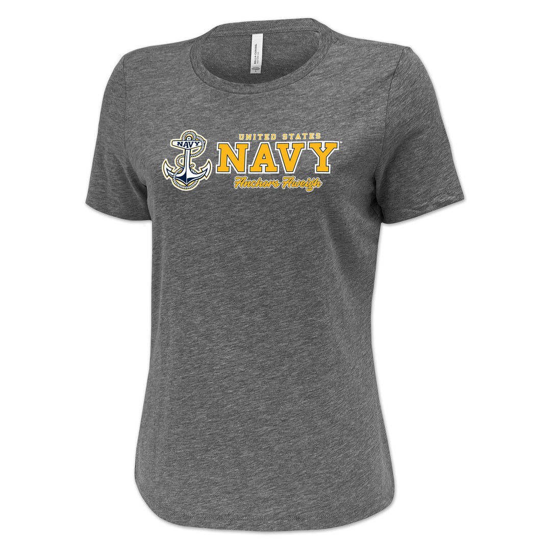United States Navy Ladies Anchors Aweigh T-Shirt