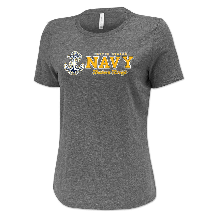 United States Navy Ladies Anchors Aweigh T-Shirt