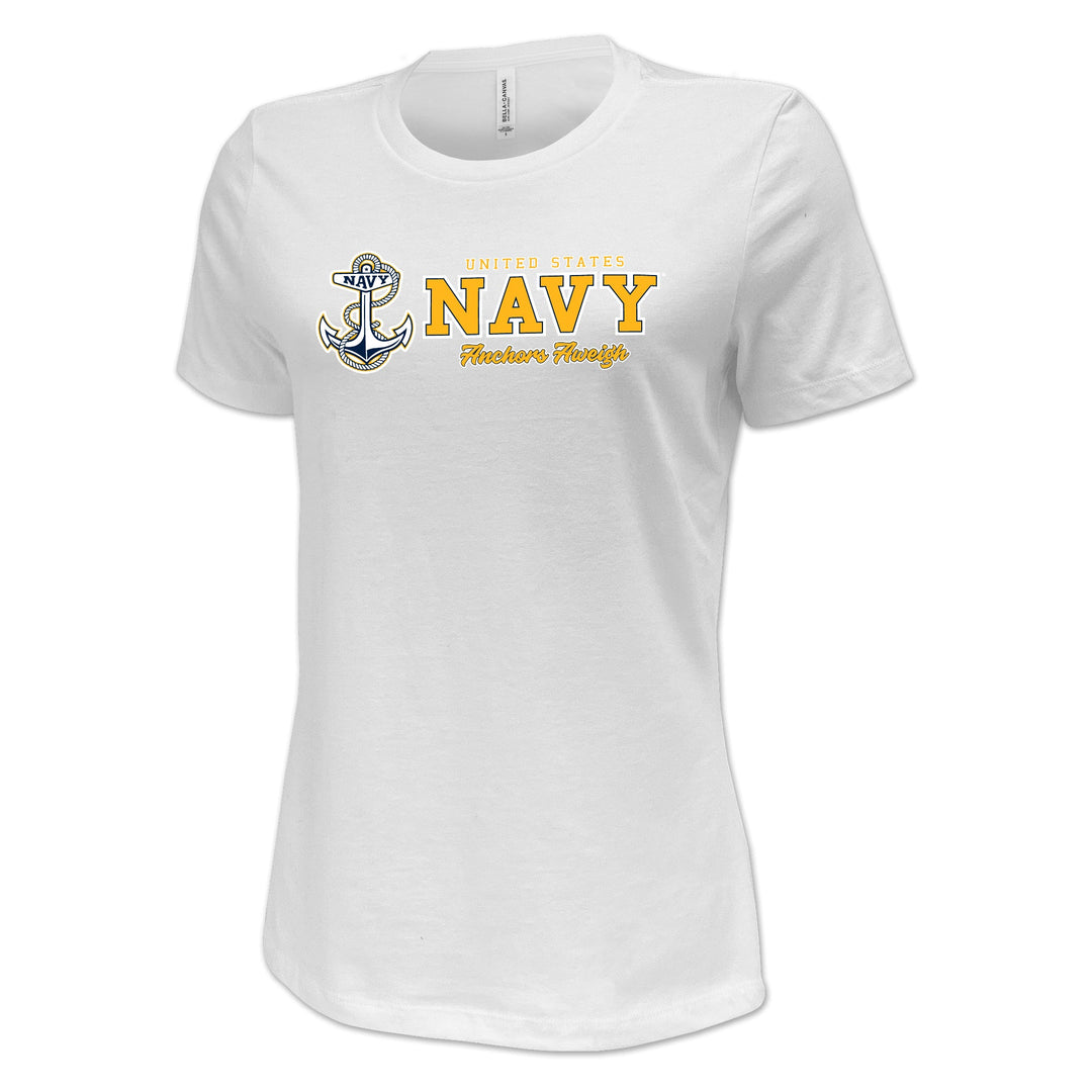 United States Navy Ladies Anchors Aweigh T-Shirt
