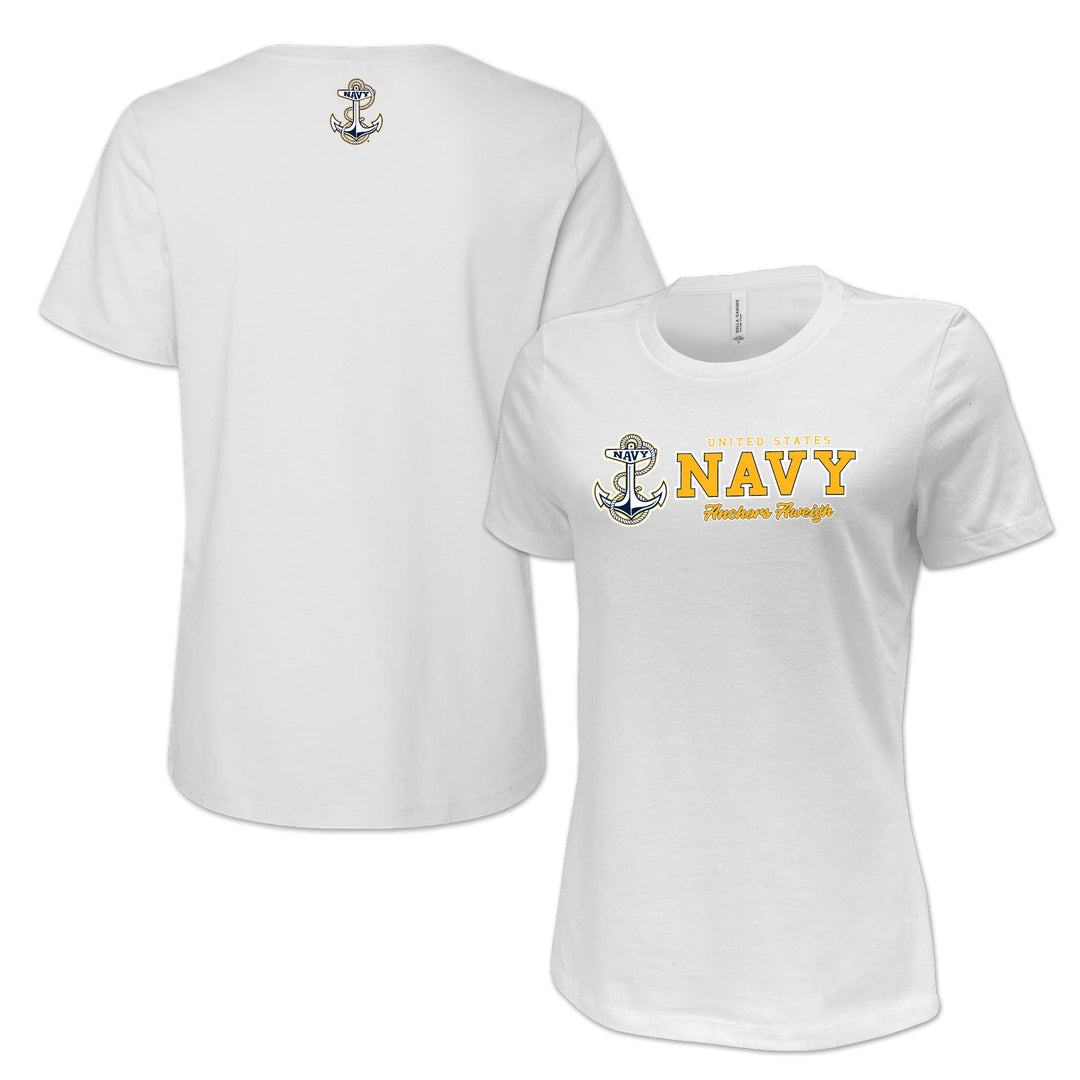 Navy Ladies Duo T-Shirt