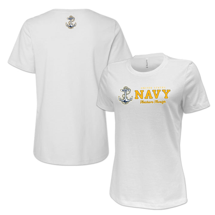 Navy Ladies Duo T-Shirt