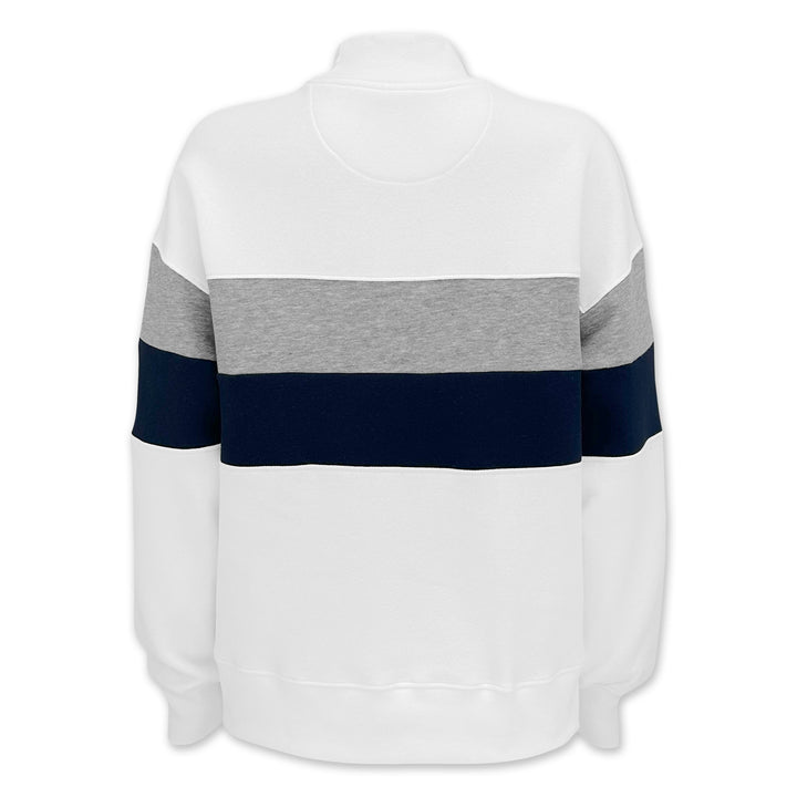Navy Women's Striped Mock