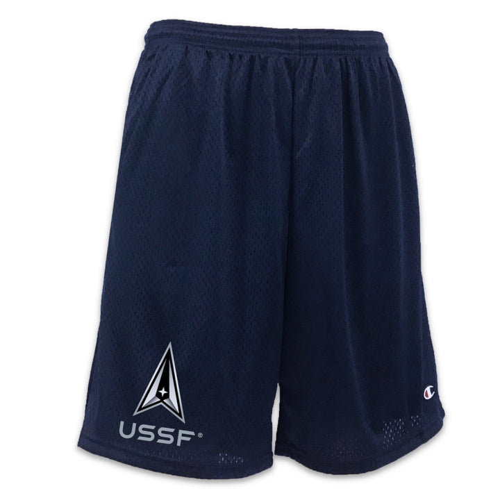 Pick Your Design Space Force Champion Mesh Shorts (Navy)