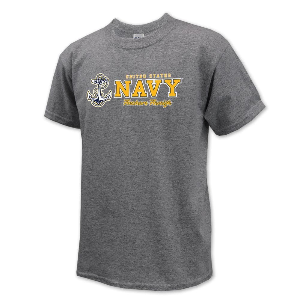 Pick Your Design Navy Youth T-Shirt (Grey)