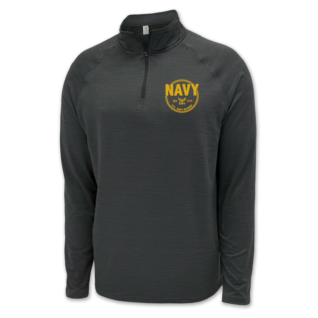 Navy Retired Performance 1/4 Zip