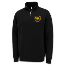 Load image into Gallery viewer, Navy Retired Left Chest 1/4 Zip