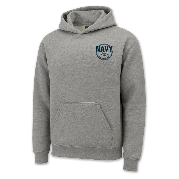 Navy Retired Left Chest Hood