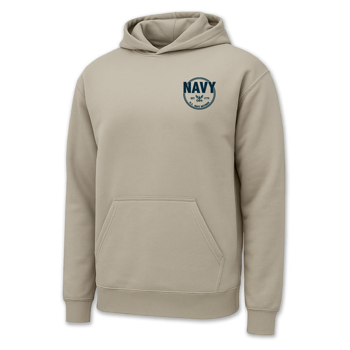 Navy Retired Left Chest Hood