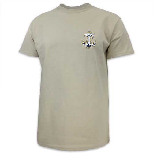 Pick Your Design Navy T-Shirt (Tan)