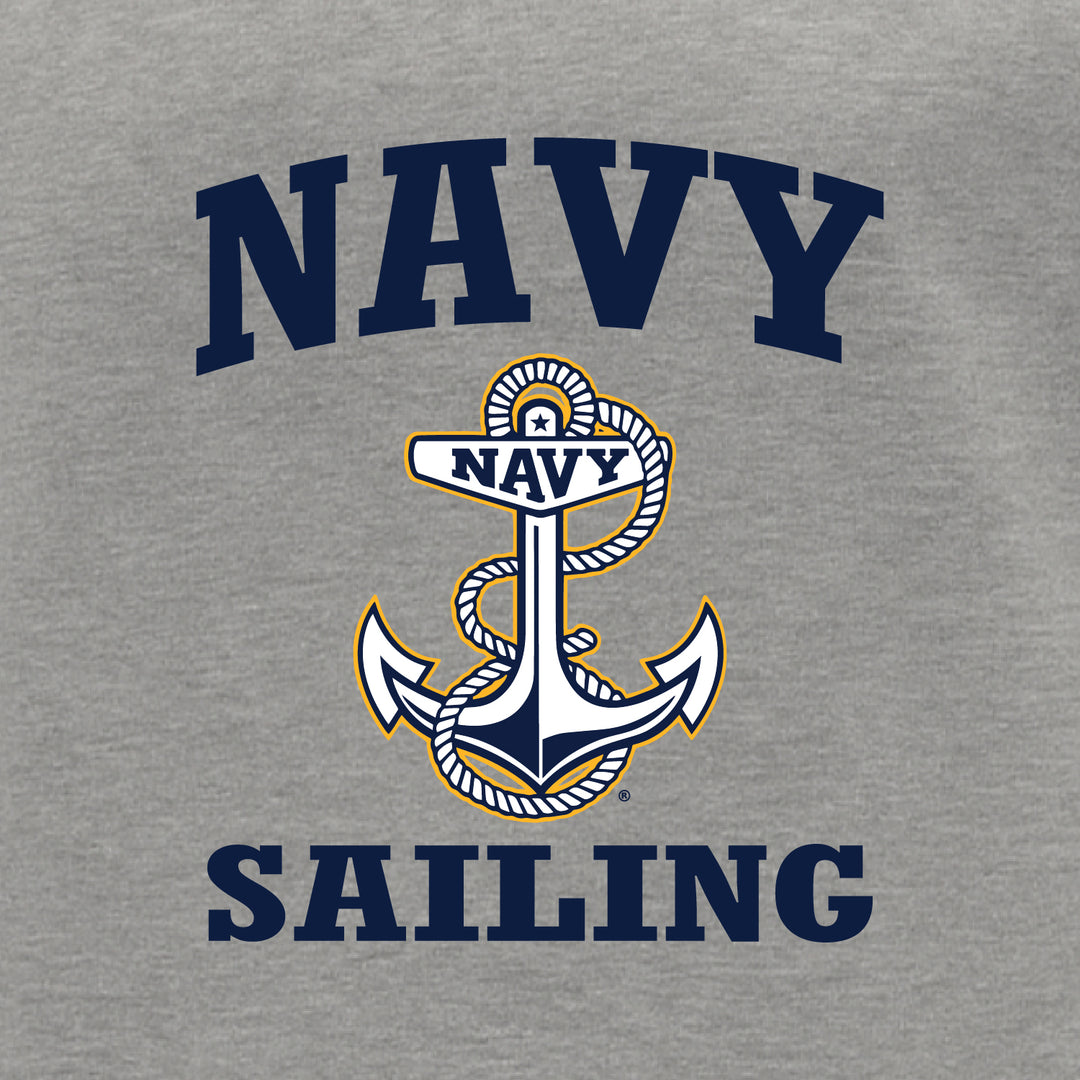 Navy Anchor Sailing Crewneck