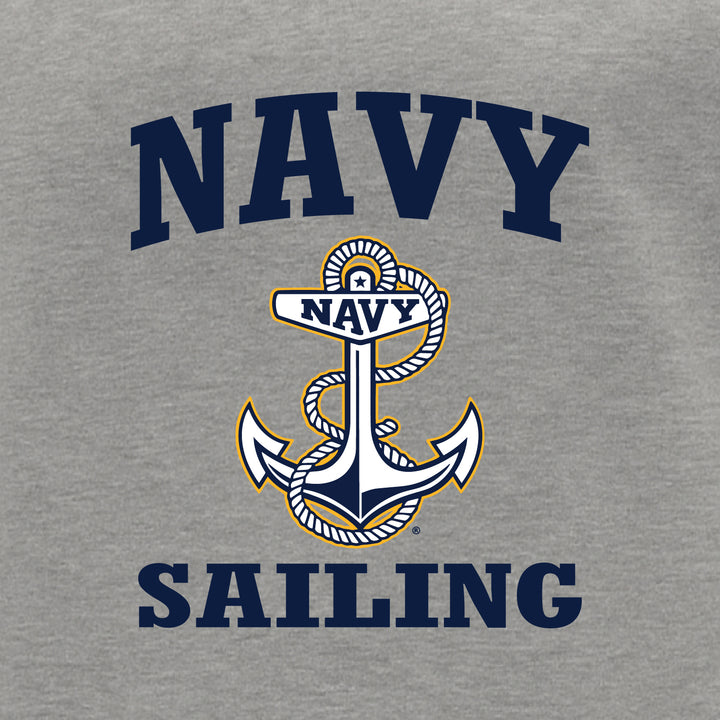 Navy Anchor Sailing Crewneck