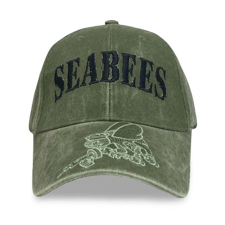 Navy Seabees Hat (Green)