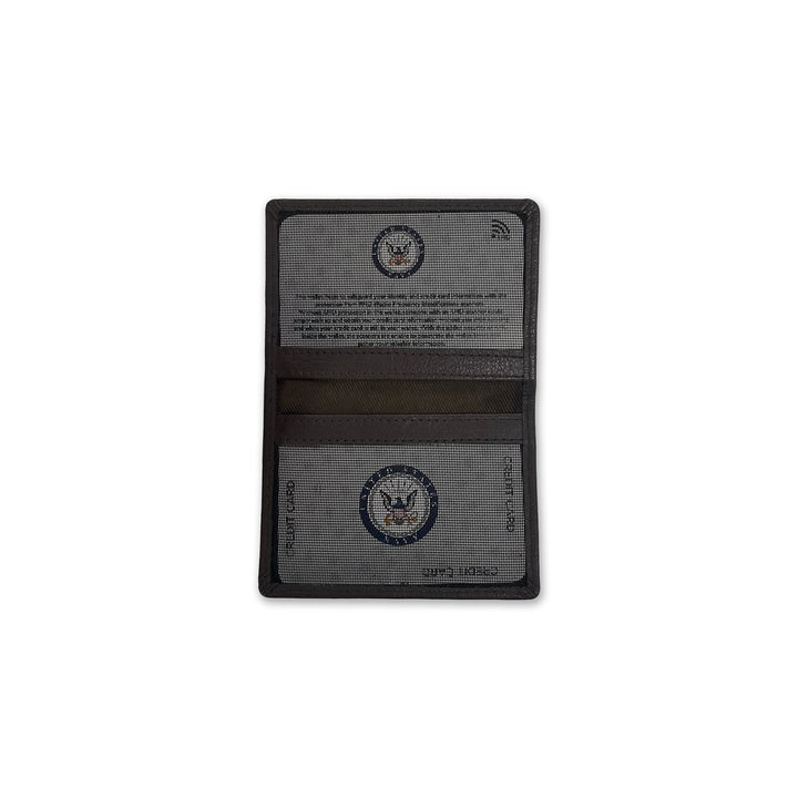 Navy Seal Genuine Leather Bifold Wallet (Brown)