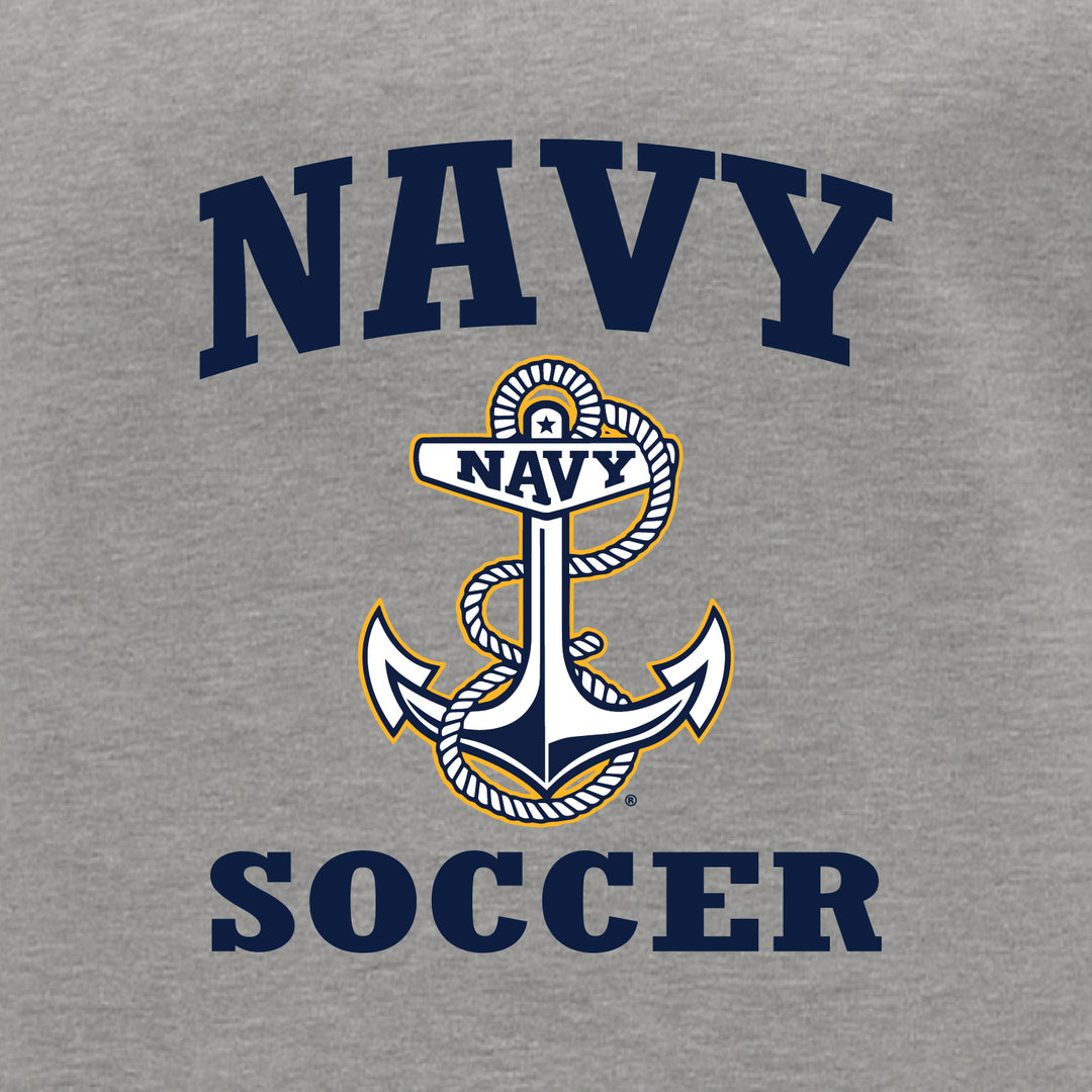 Navy Anchor Soccer Crewneck