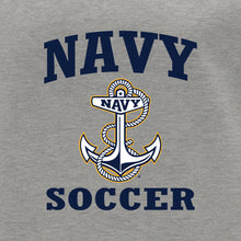 Load image into Gallery viewer, Navy Anchor Soccer Crewneck