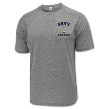 Load image into Gallery viewer, Navy Anchor Soccer Performance T-Shirt (Grey)