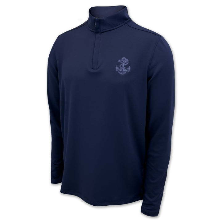 Navy Tonal Anchor Under Armour Motion 1/4 Zip (Navy)